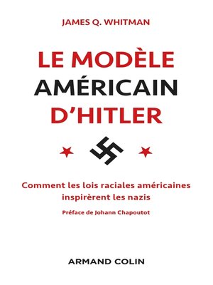 cover image of Le modèle américain d'Hitler